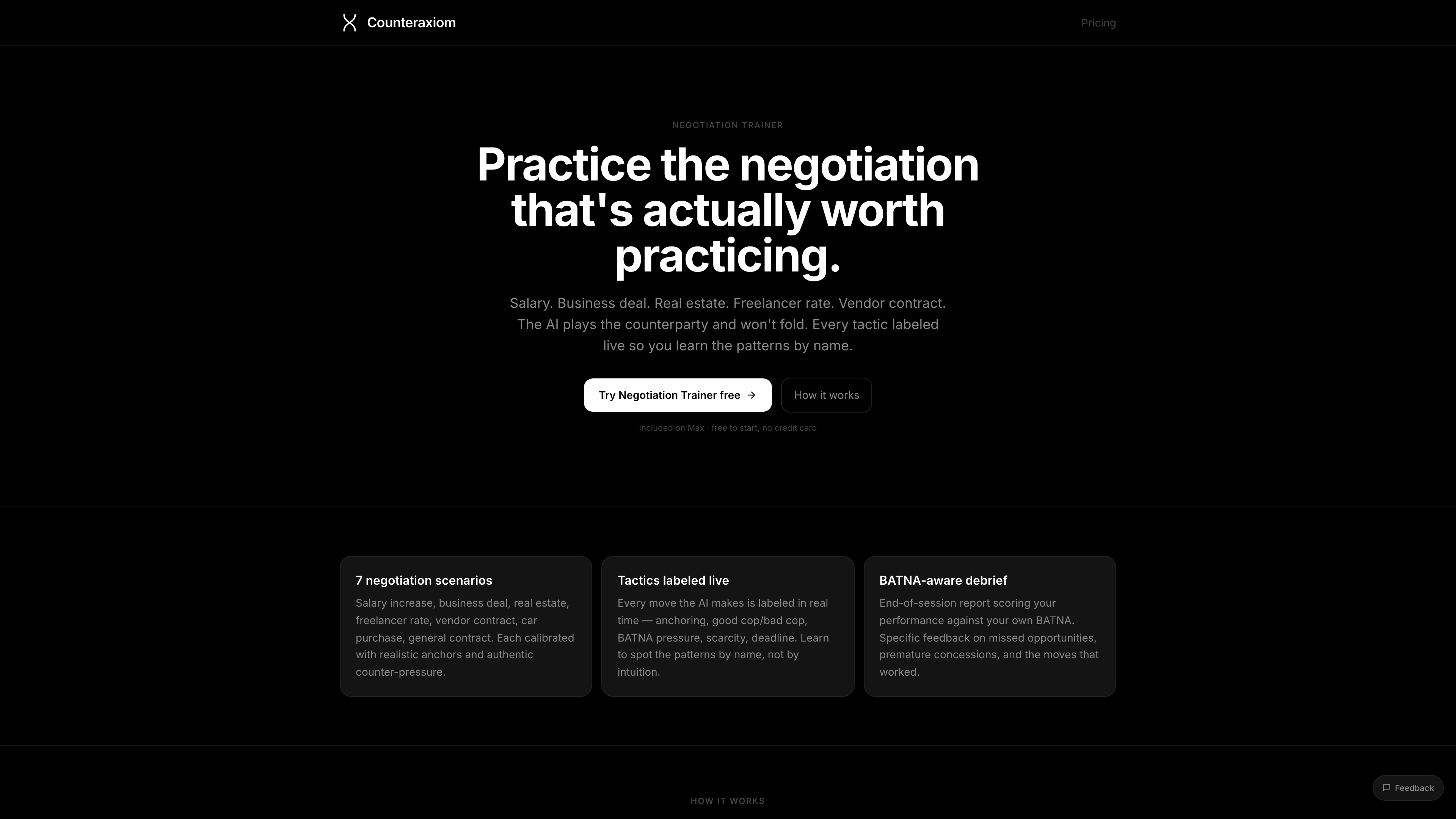 Negotiation Trainer