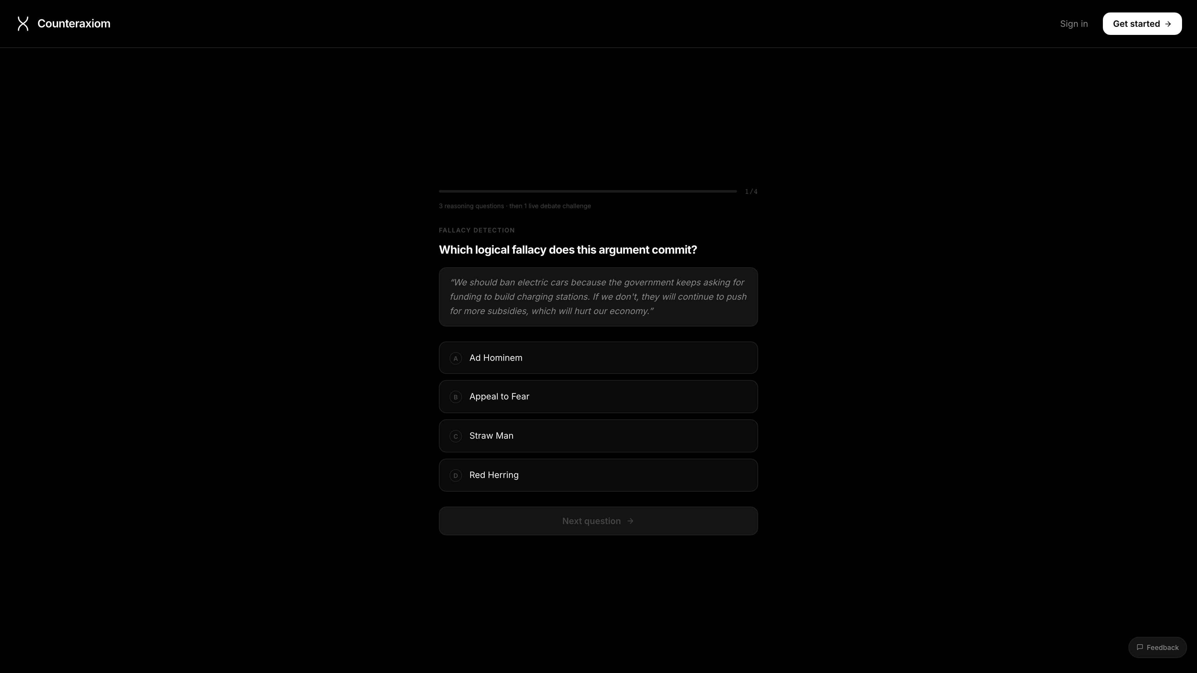 Reasoning Test